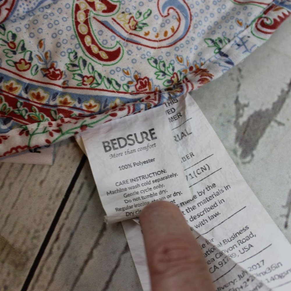 Bohemia Paisley King Quilt BoHo Bedspread - Picture 6 of 6